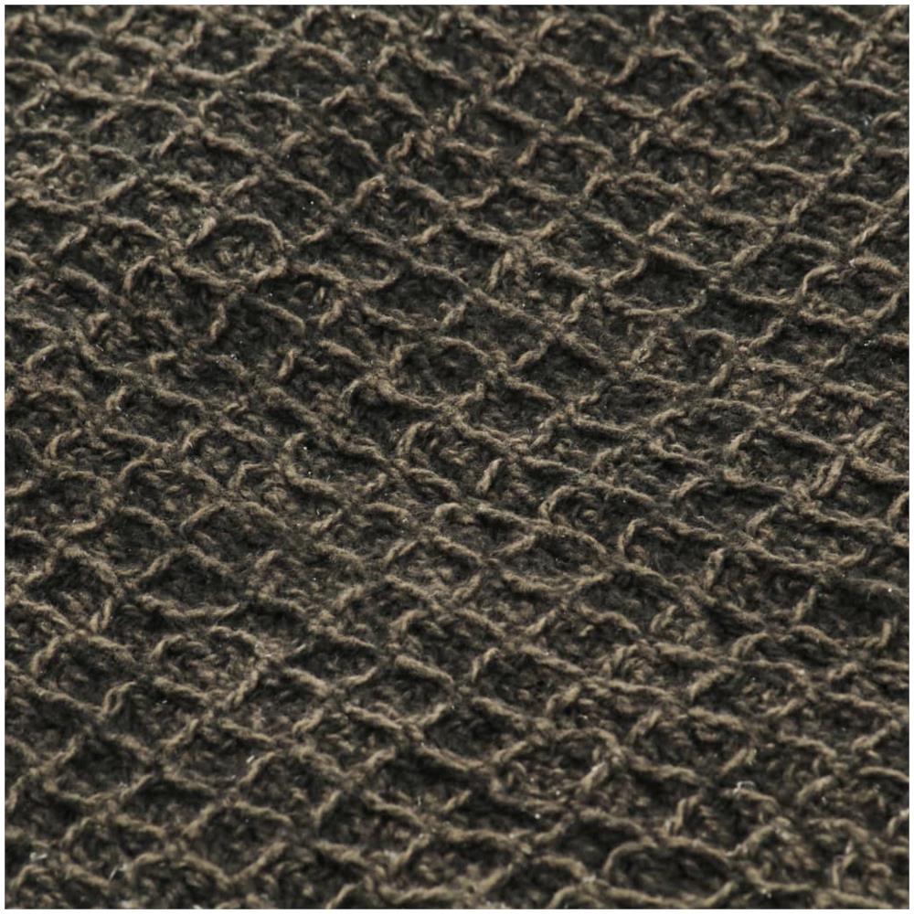 Copriletto In Cotone 160x210 Cm Antracite / marrone - Foto 2