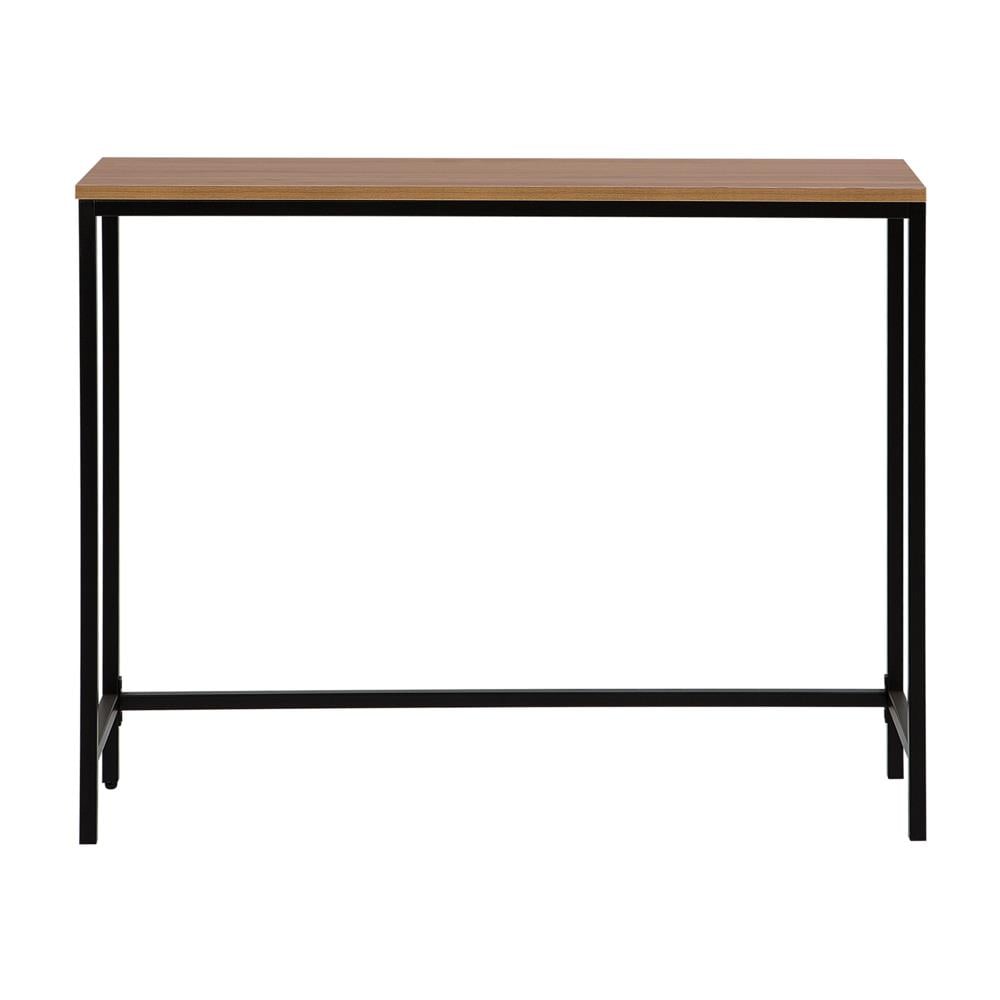 Tavolino Consolle Color Legno Scuro / nero Tulia - Foto 2