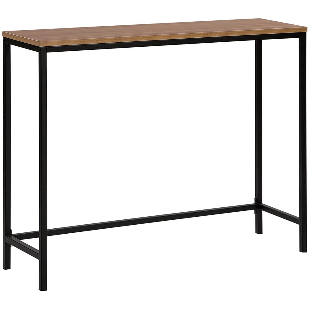 Tavolino Consolle Color Legno Scuro / nero Tulia - Foto 1