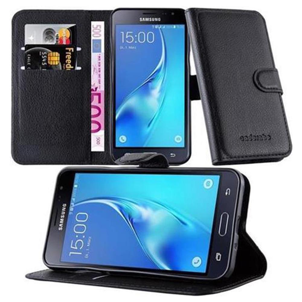 Cadorabo - Custodia Compatibile Con Samsung Galaxy S7 Edge In Nero Cometa - Coperchio Protettivo Con Chiusura Magnetica, Funzione Stand E 2 Finestre Di Visualizzazione