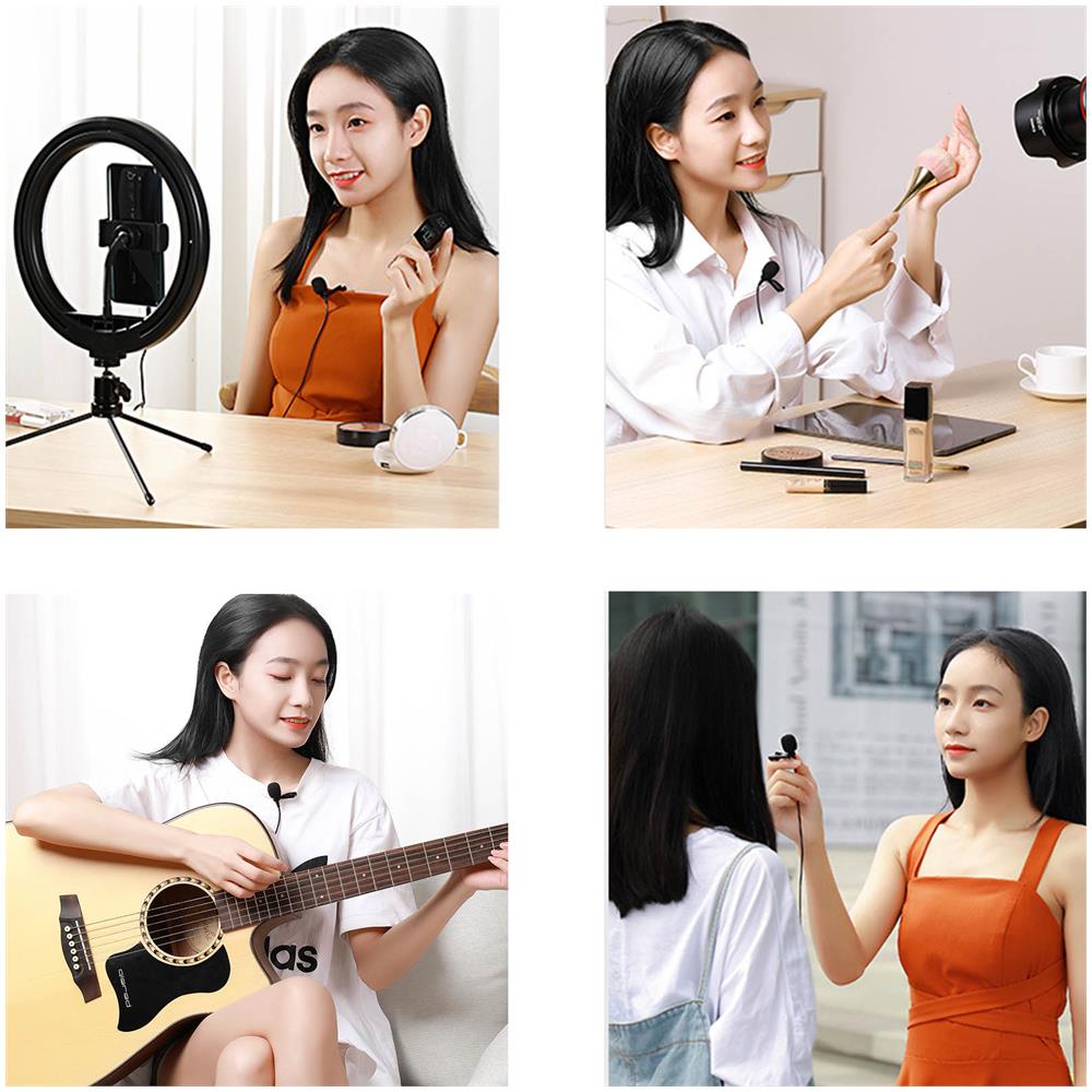 Microfono Lavalier Usb-c Clip Con Riduzione Del Rumore Usb-c Linq 1,5 M Nero - Foto 2