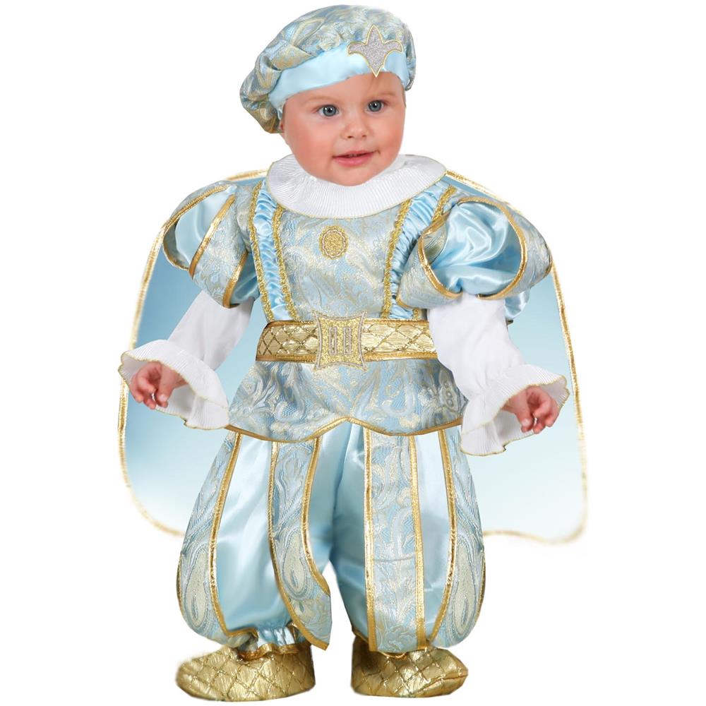 Costume Principe Azzurro Neonato Taglia 3/6 Mesi Carnevale Pegasus - Foto 1