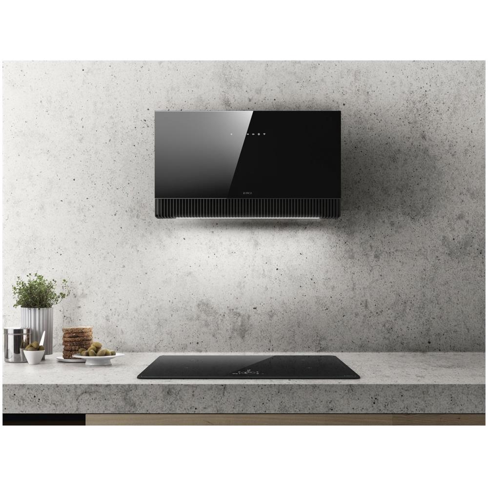 Cappa BL / F / 80 a Parete da 80 cm Filtrante Colore Nero - Foto 4