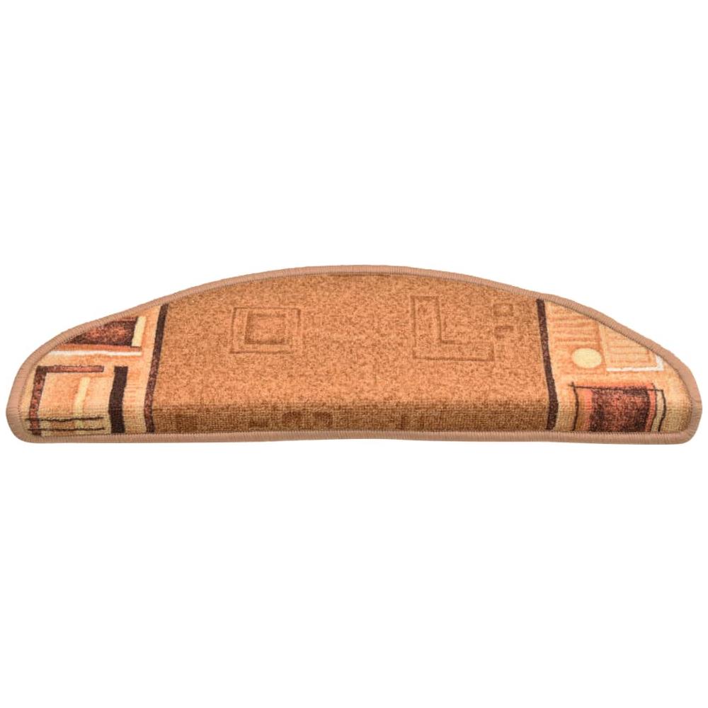 Tappetini Autoadesivi per Scale 15 pz Beige 65x21x4 cm - Foto 2