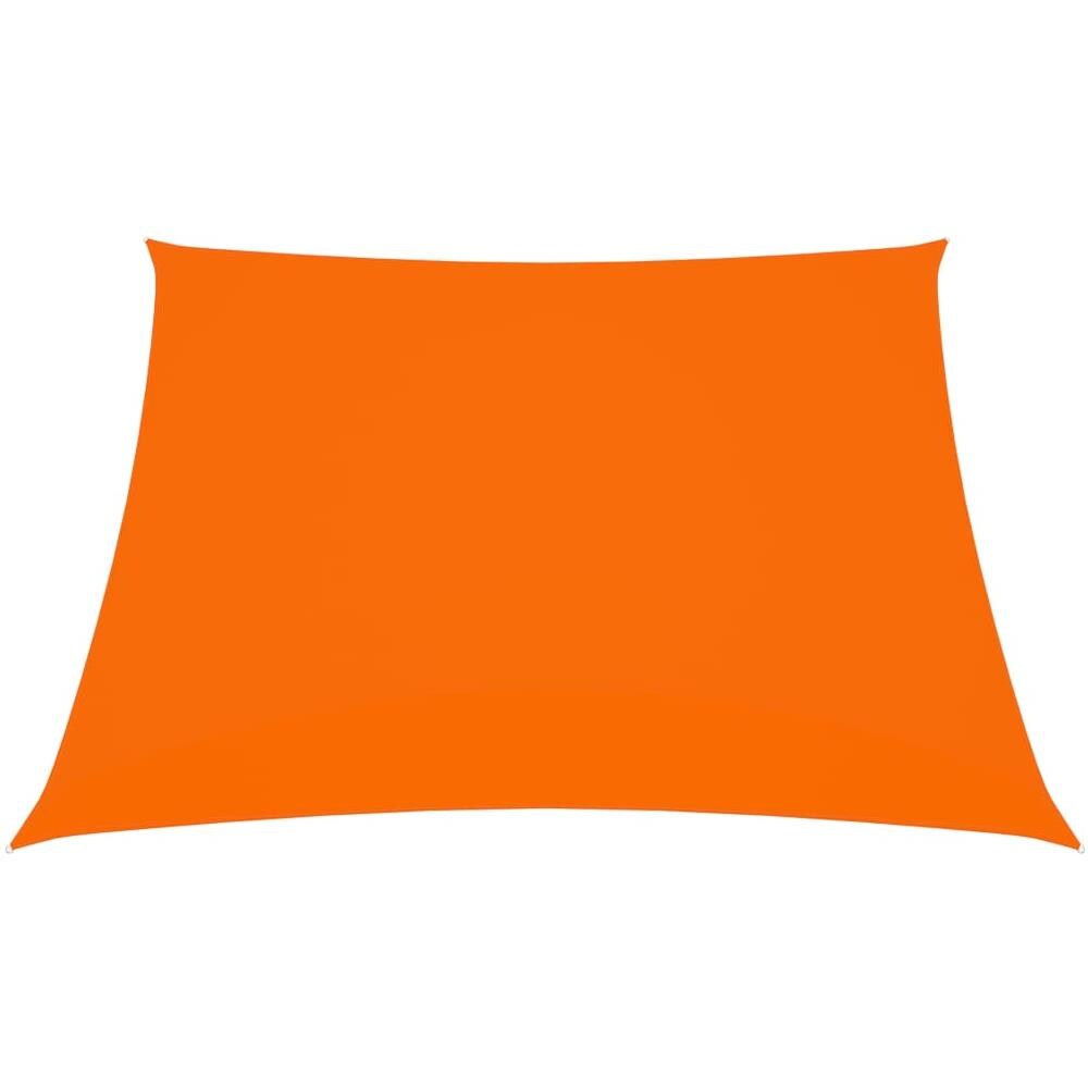 Parasole a Vela in Tela Oxford Quadrata 6x6 m Arancione - Foto 2