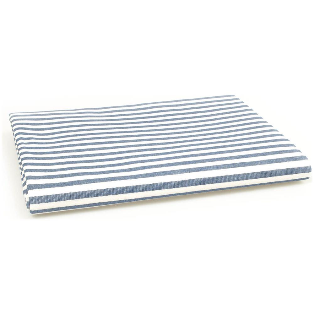 Telo Arredo Granfoulard Copritutto Cotone Made Italy Vari Disegni Arredatutto Copriletto Multiuso 2 Piazze Bastoncino Blu - Foto 5