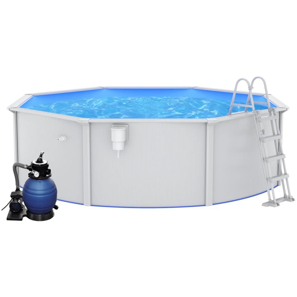 Piscina con Pompa Filtro a Sabbia e Scaletta 460x120 cm - Foto 1