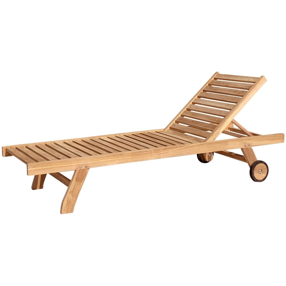 Lombok, Sdraio Diritta In Teak - Foto 1