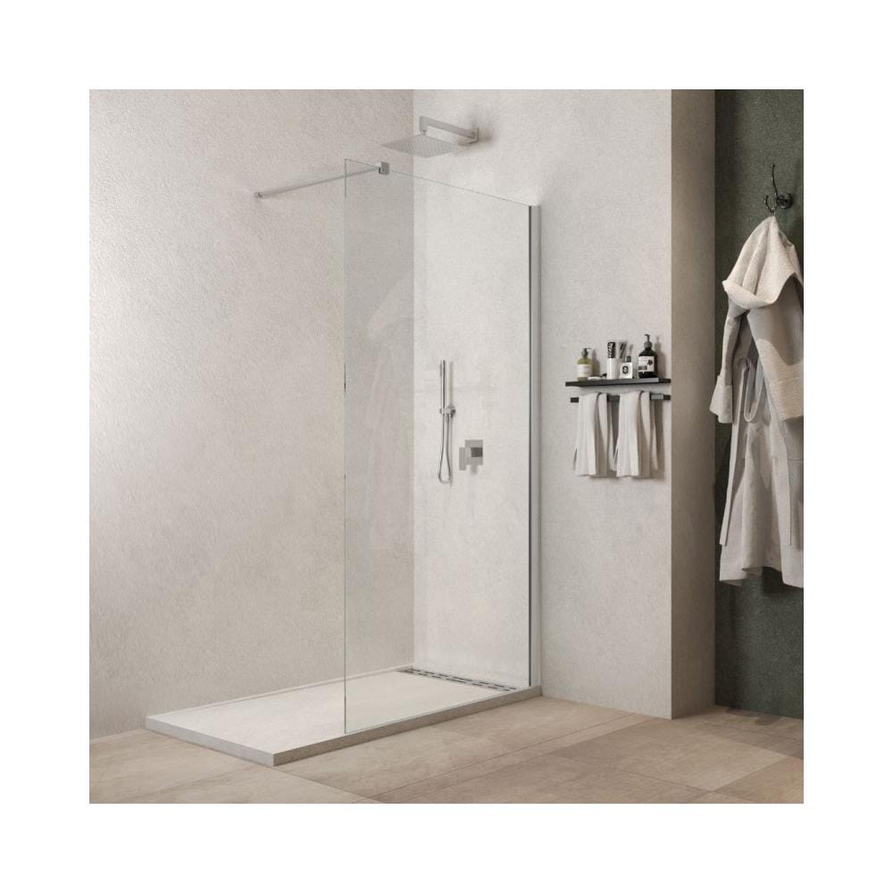 Box Cabina Doccia Angolare Corner Due Ante Scorrevoli Cristallo Temprato *** Misure : 77-79xh200 Cm - Foto 1