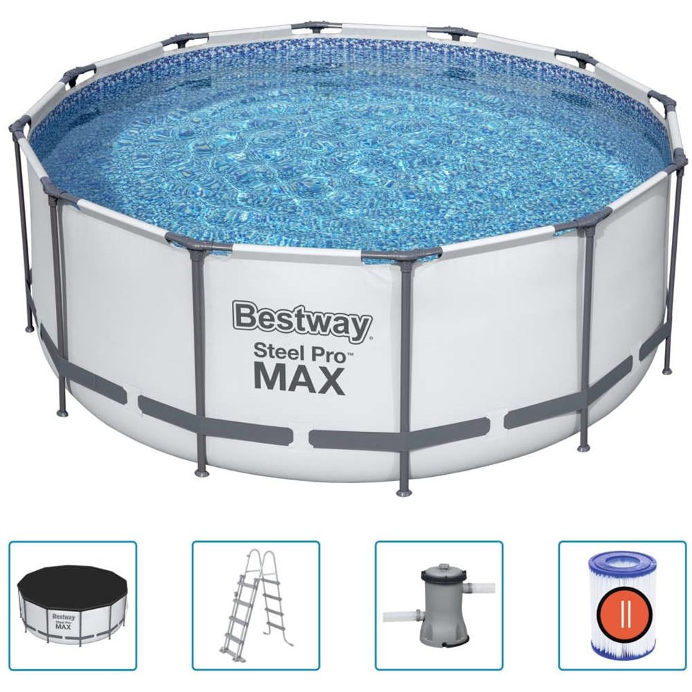 BESTWAY - Set Piscina Rotonda Steel Pro Max 366x122 Cm - ePRICE