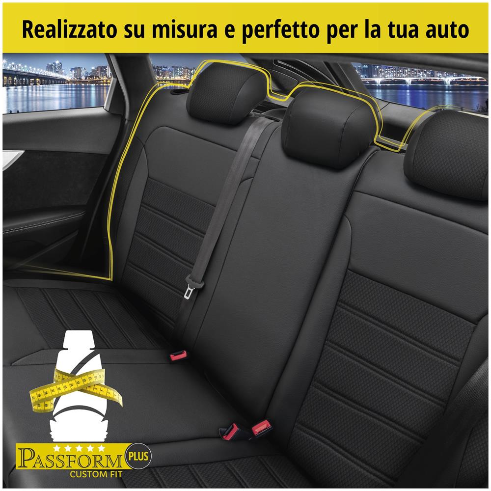 Coprisedili Aversa Per Bmw X1 (e84) 03/2009-06/2015, 1 Coprisedili Posteriore Per Sedili Normali - Foto 2