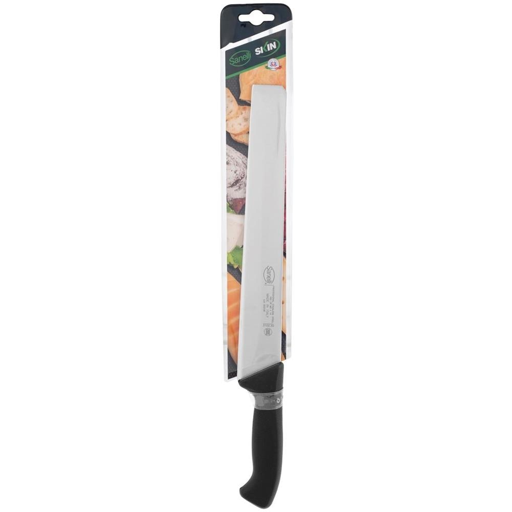 Coltello salato Skin in acciaio inox manico antiscivolo nero cm 30 - Foto 1