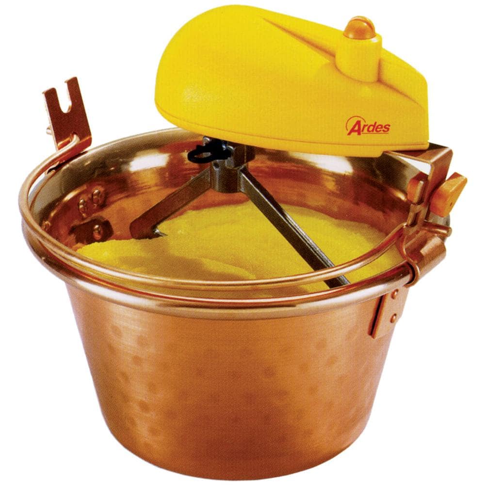 244 Paiolo Elettrico In Rame Con Motore 10 W Diametro 24 cm Capacità 3,5 Litri Colore Rame - Foto 2