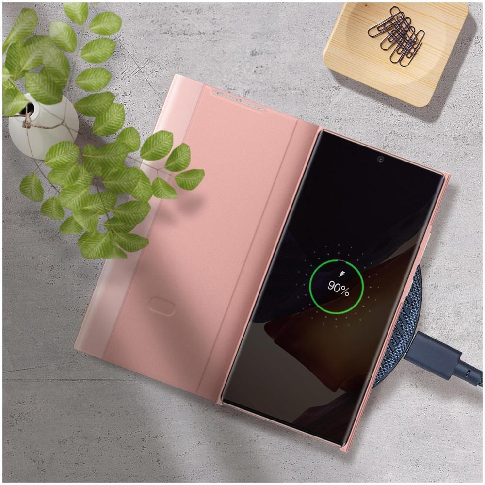 Custodia Clear View Cover Ef-zn985caegeu Per Galaxy Note 20 Ultra Sm-n985 Mystic Bronze - Foto 2