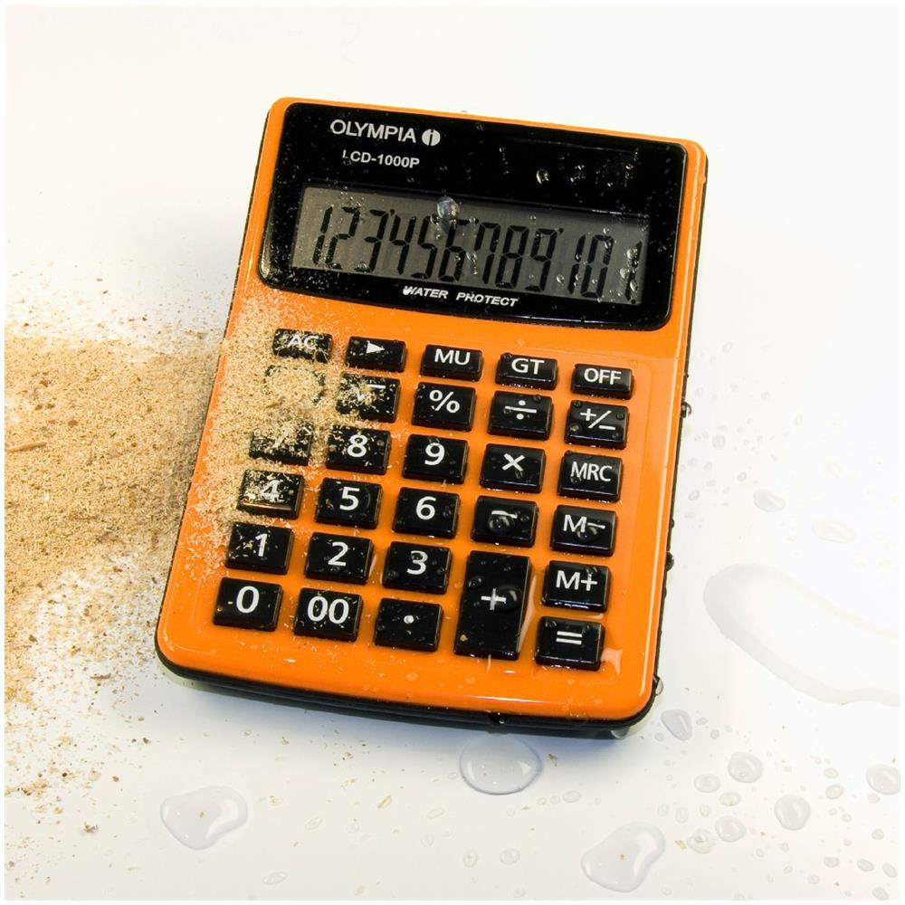 LCD 1000P, Scrivania, Basico, Nero, Arancione, 146g, 106 x 158 x 40 mm - Foto 1