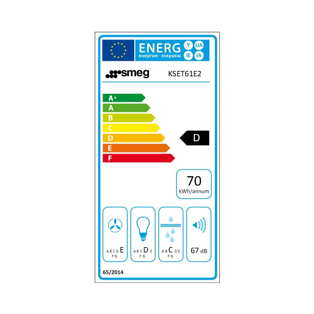 Cappa a Scomparsa KSET61E2 Aspirante Colore Argento - Foto 3