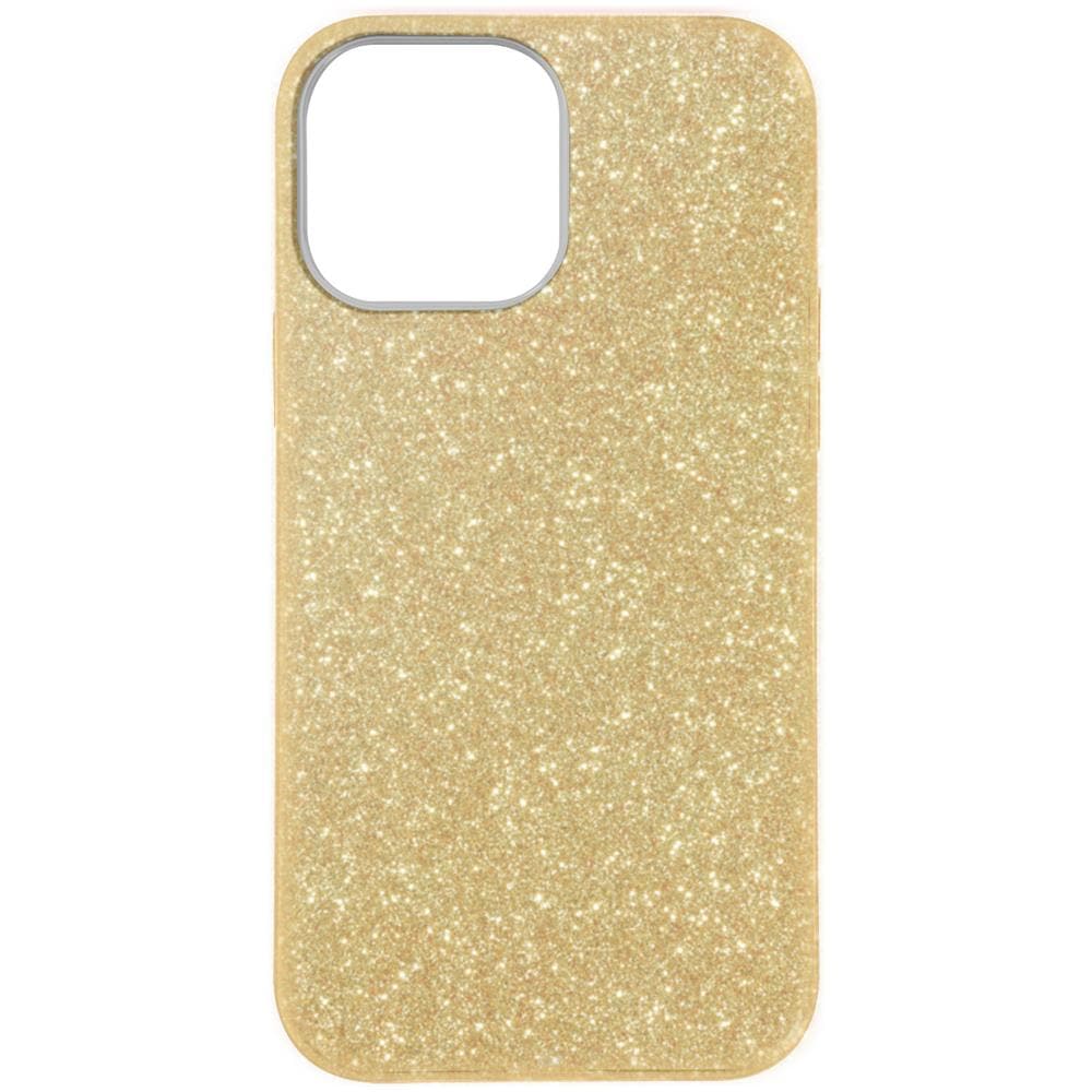 Cover Iphone 13 Pro Silicone Semi-rigido Con Paillette Amovibili Oro - Foto 5