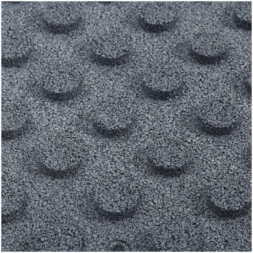 Piastrelle Anticaduta 18 Pz In Gomma 50x50x3 Cm Grigie - Foto 3