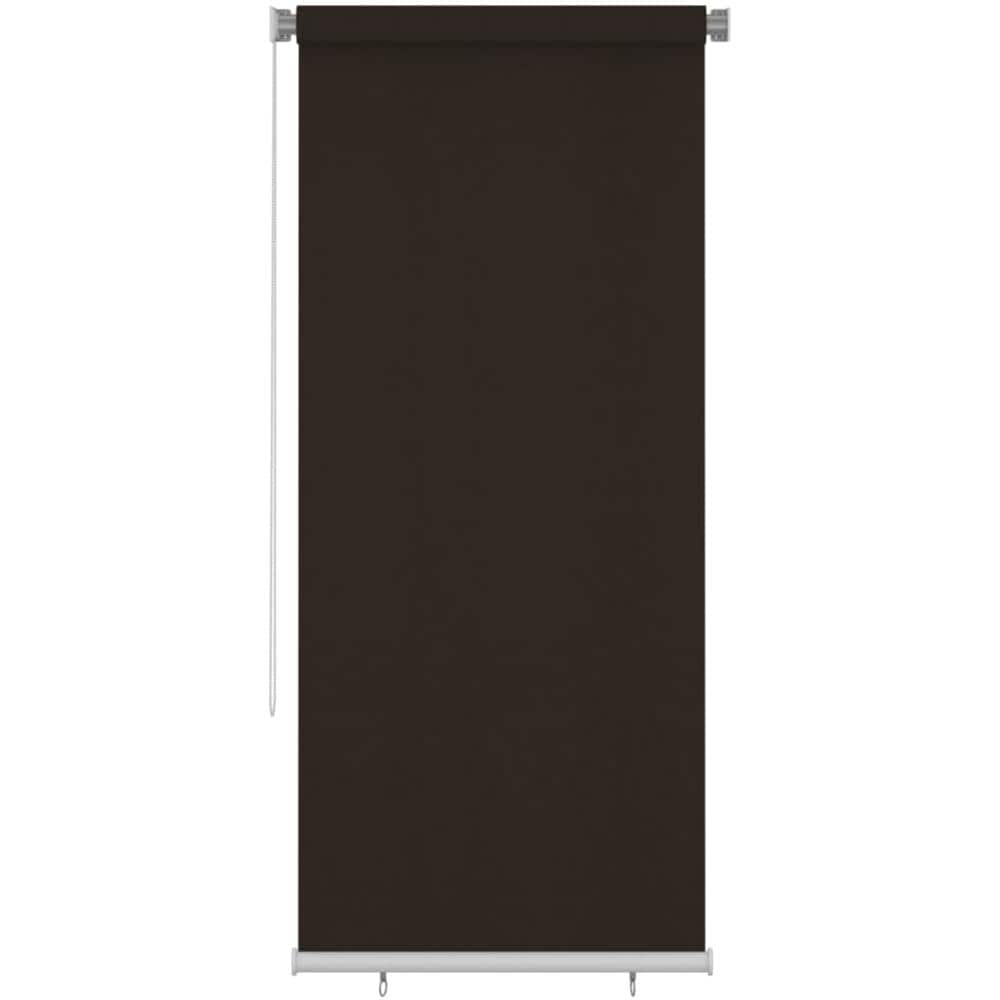 Tenda A Rullo Per Esterni 100x230 Cm Marrone Hdpe - Foto 1