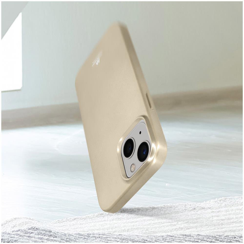 Cover Iphone 13 Silicone Effetto Metallizzato Mercury I Jelly Oro - Foto 5
