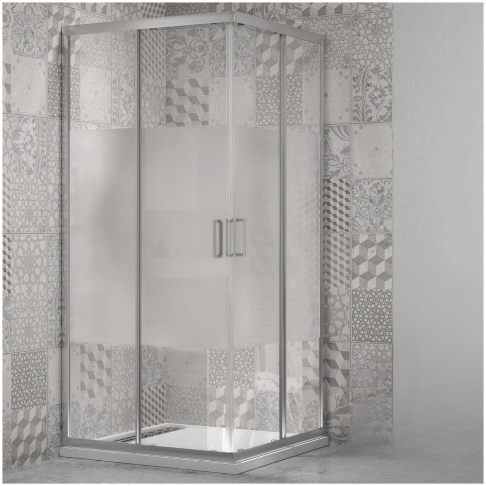 Lato Fisso Box Doccia Book Adatto Per Porta A Soffietto Book Cristallo Temprato *** Misure : 80x100x190h Cm Regolabile - Foto 2