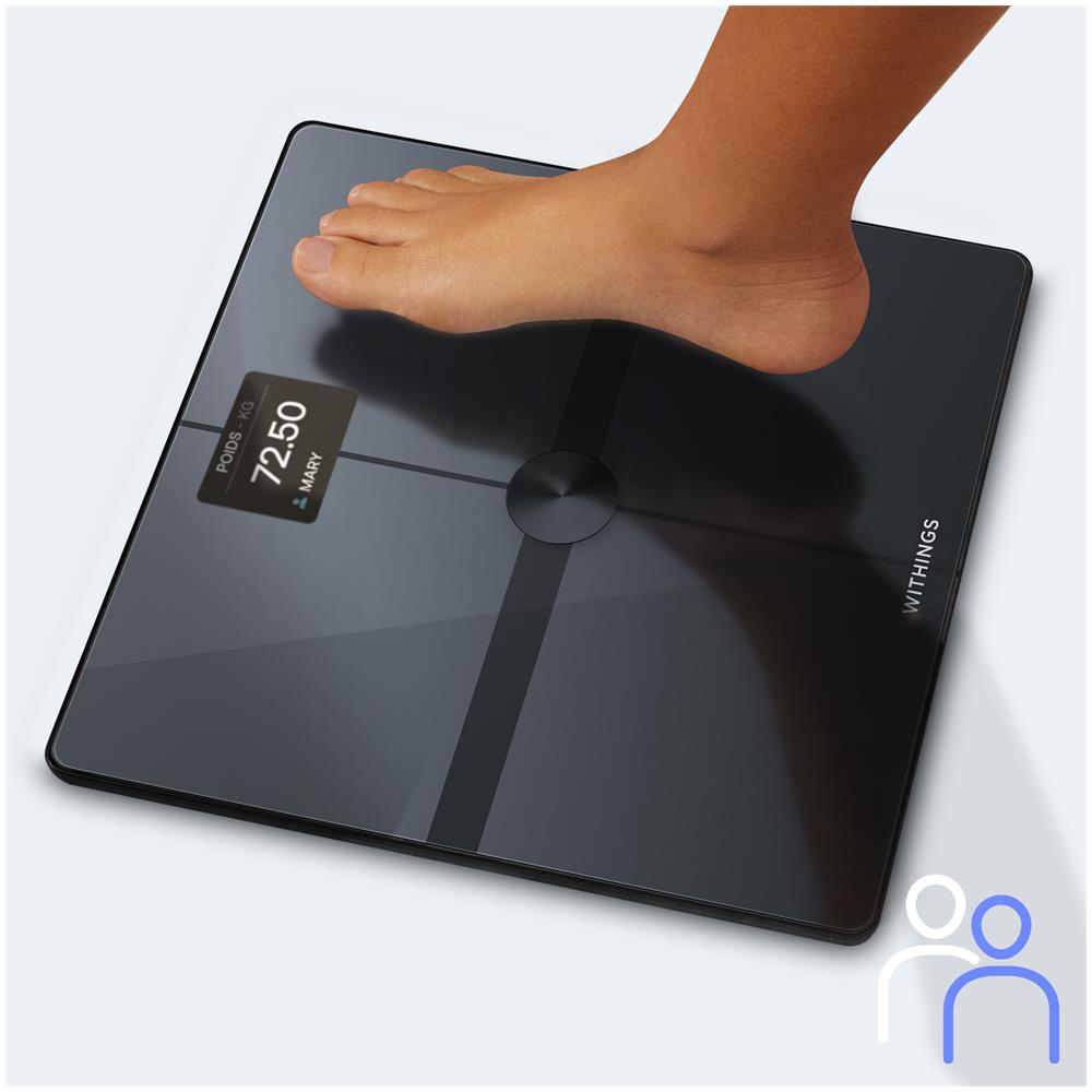 Bilancia Withings Body Smart Analisi Completa 5 Modalità Autonomia 15 Mesi Nera - Foto 5