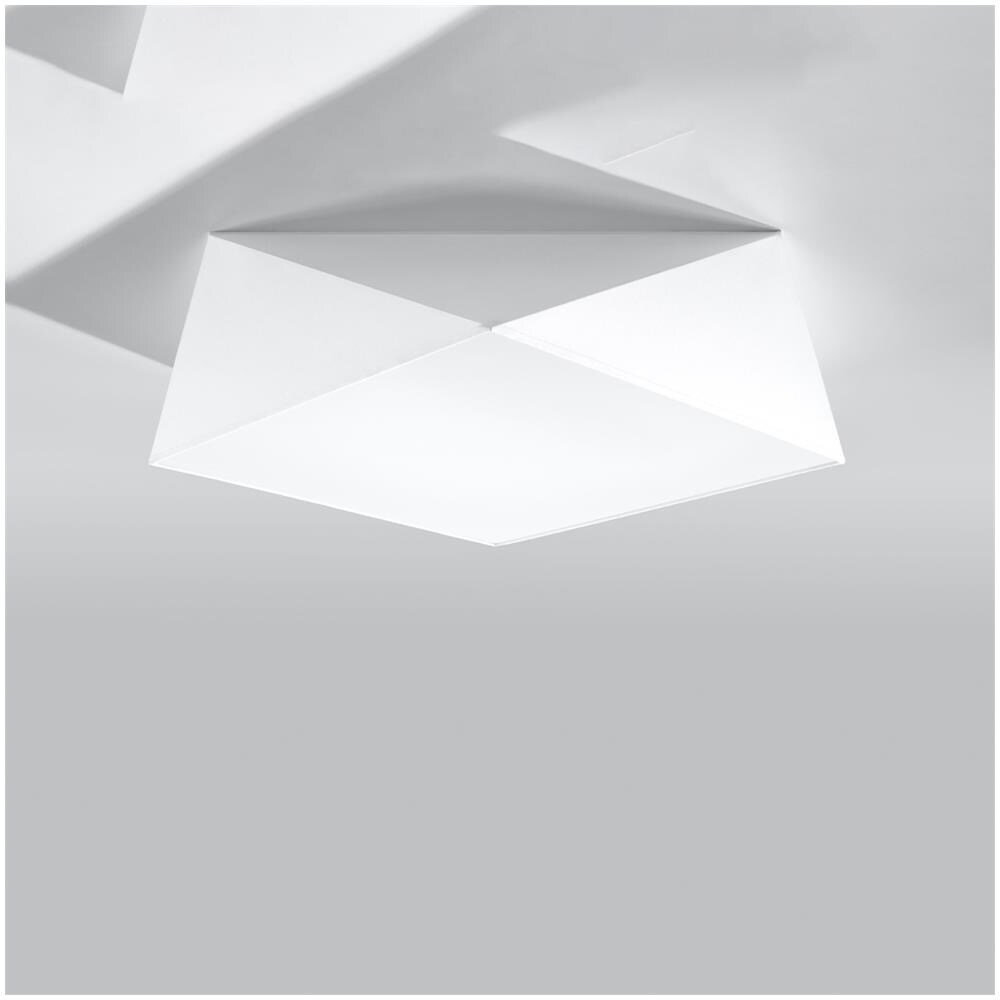 Lampada Da Soffitto Hexa 45 Bianco Sl. 0692 - Moderno Lampade Da Soffitto Bianco 15x45x45 Cm - Foto 2