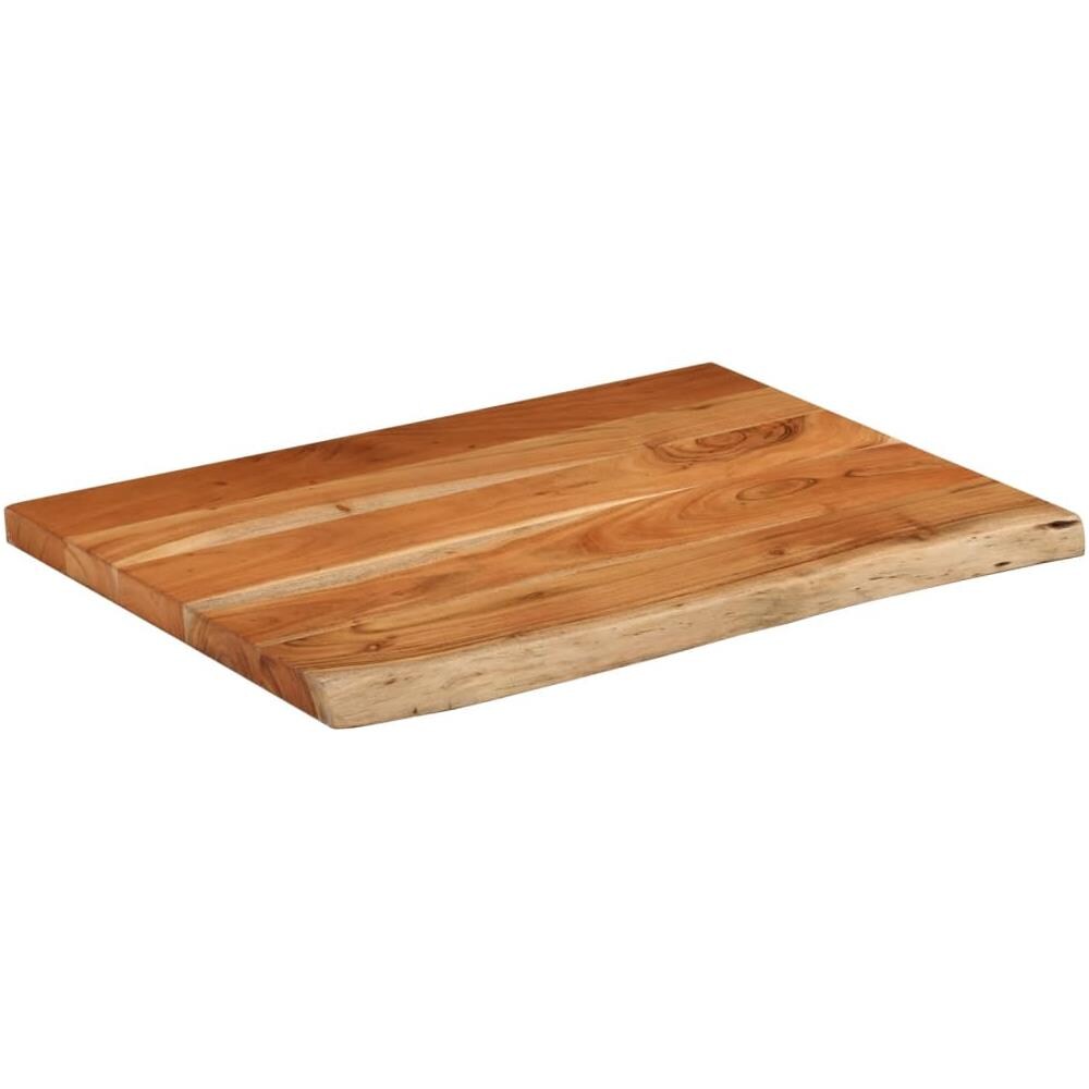Piano Bagno 80x60x2,5 Cm Rettangolare Legno Massello Di Acacia - Foto 3