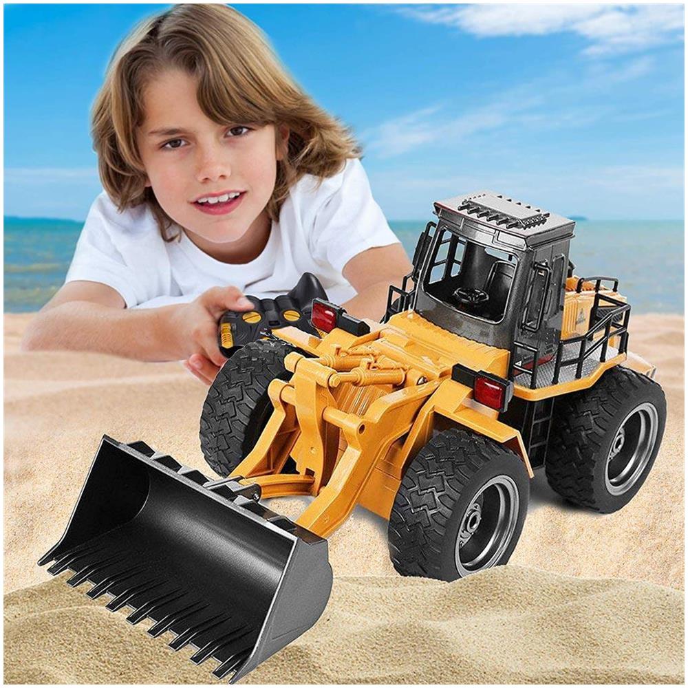 Ruspa Bulldozer Radiocomandato Trattore Caricatore Frontale Giocattolo Bambini - Foto 2