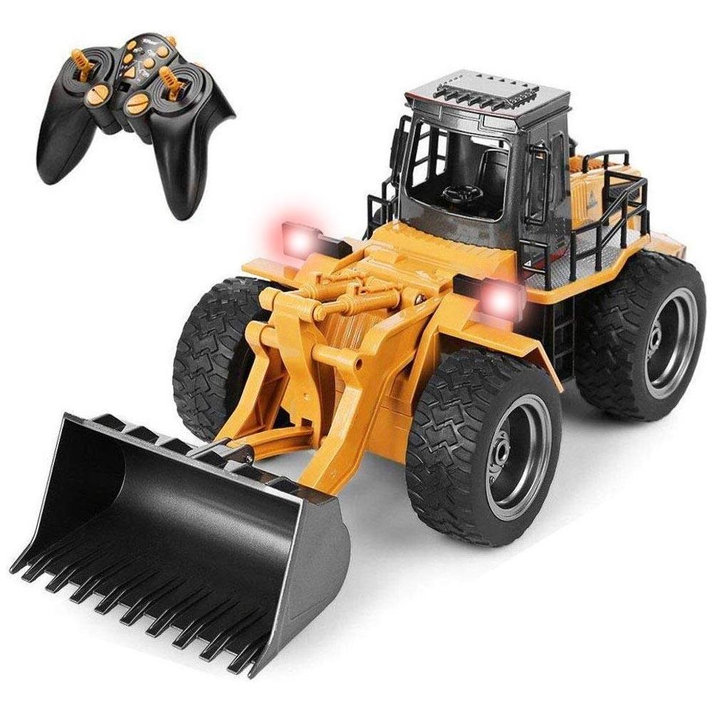Ruspa Bulldozer Radiocomandato Trattore Caricatore Frontale Giocattolo Bambini - Foto 1
