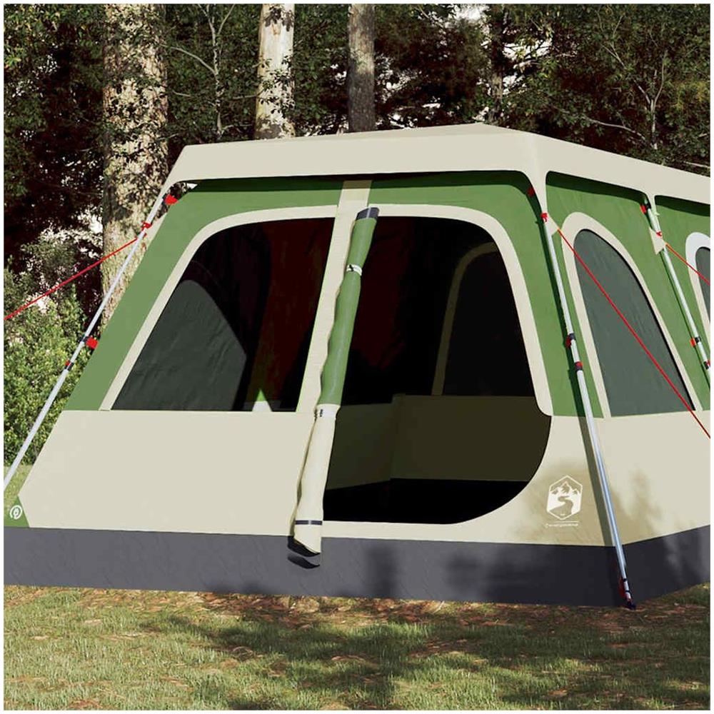 Tenda Familiare a Cupola 10 Persone Verde a Rilascio Rapido - Foto 2