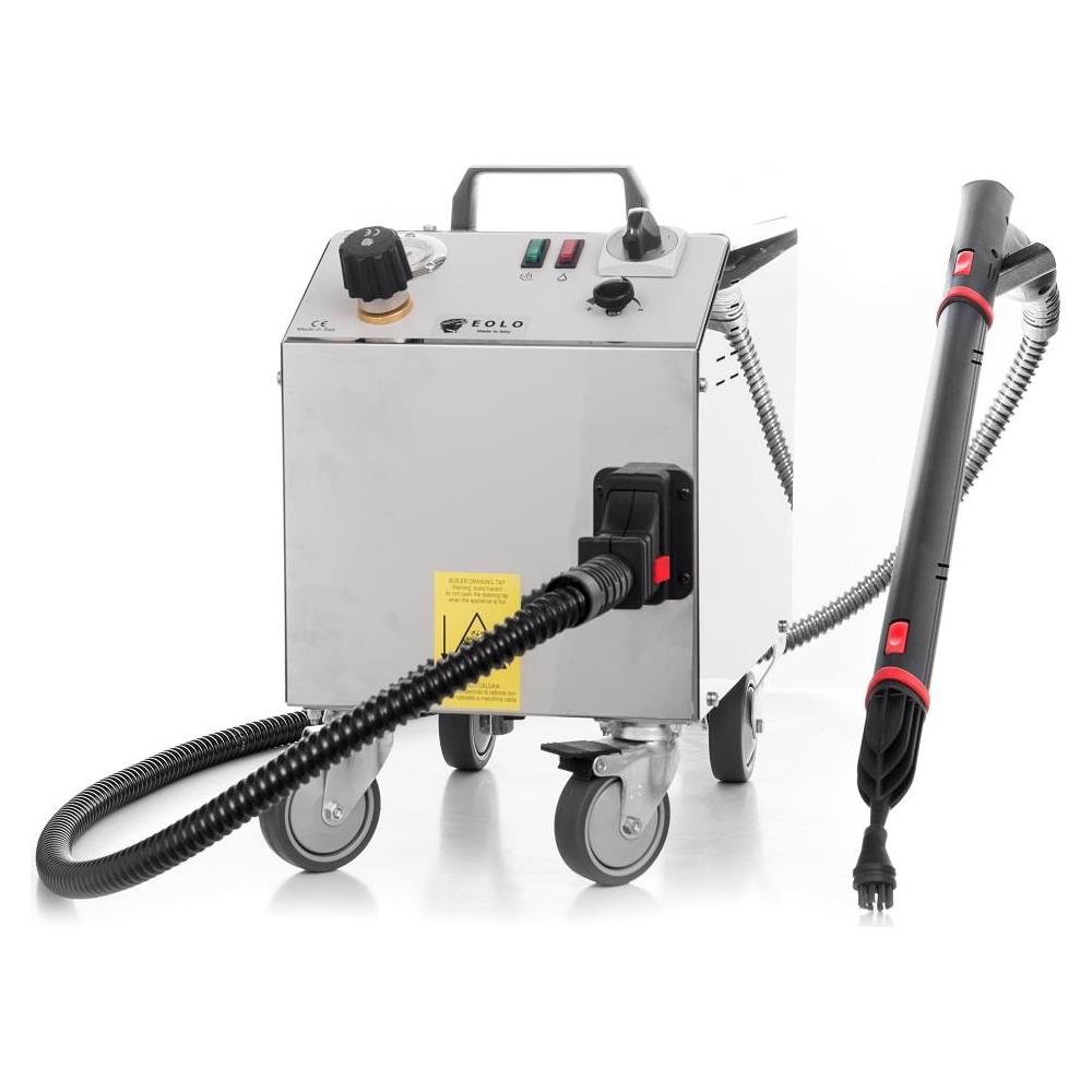 EOLO Pulitrice LP01 RA V6 Pulitore Professionale Multifunzione per Pulire Sanificare a Vapore Casa Pavimenti Tappeti Auto Disinfettare Igienizzare Pulizia Anticalcare Garanzia 5 anni A++ Made in Italy - Foto 1