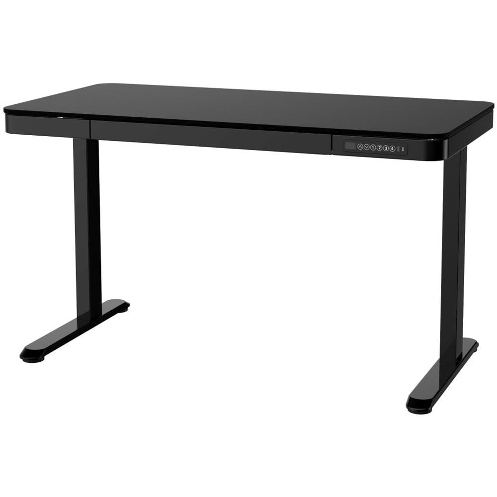 Scrivania con regolazione elettrica dell'altezza 140x70 ET119W-C nero - Foto 1