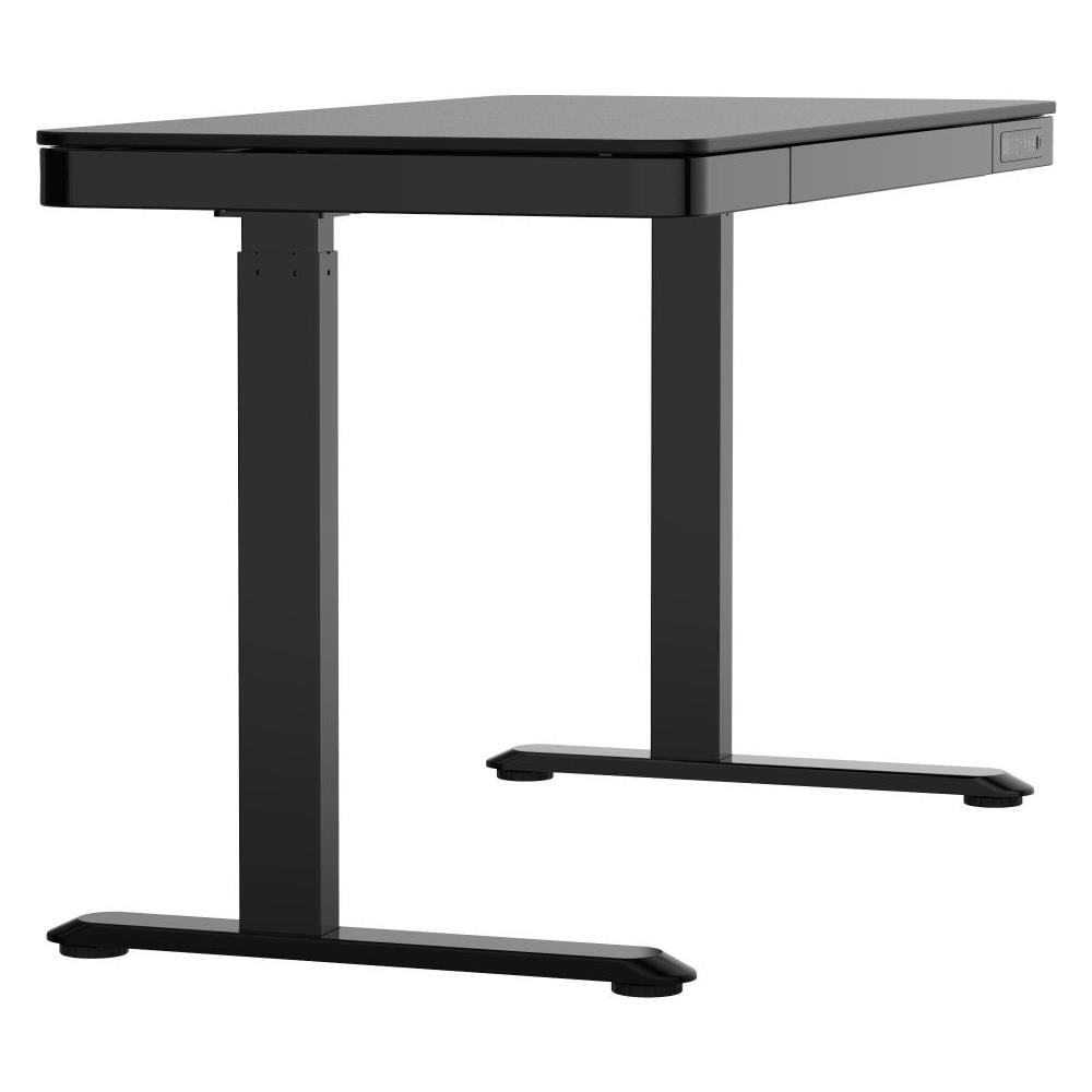 Scrivania con regolazione elettrica dell'altezza 140x70 ET119W-C nero - Foto 12