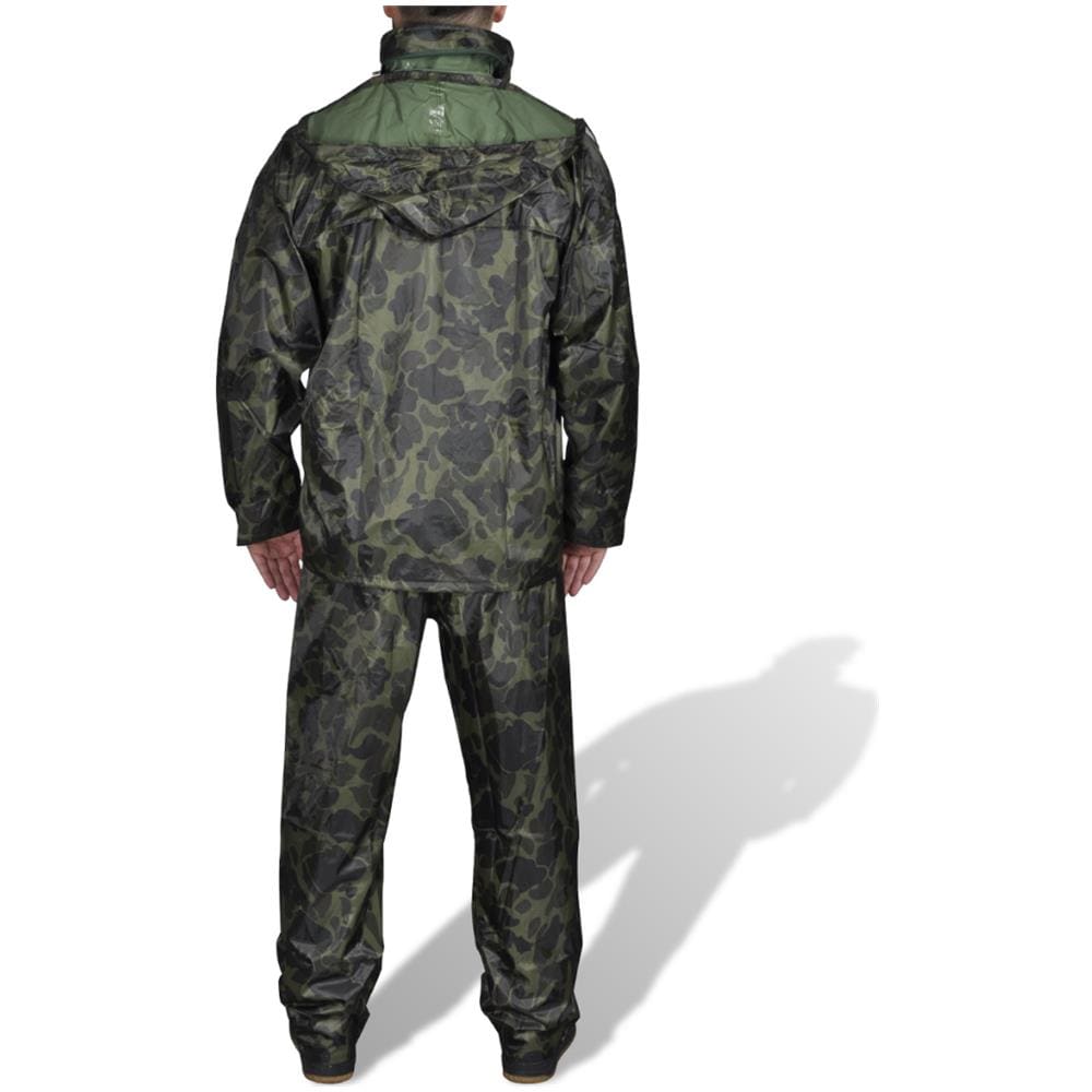 Completo Impermeabile Mimetico Con Cappuccio M 2 Pz Per Uomini - Foto 2