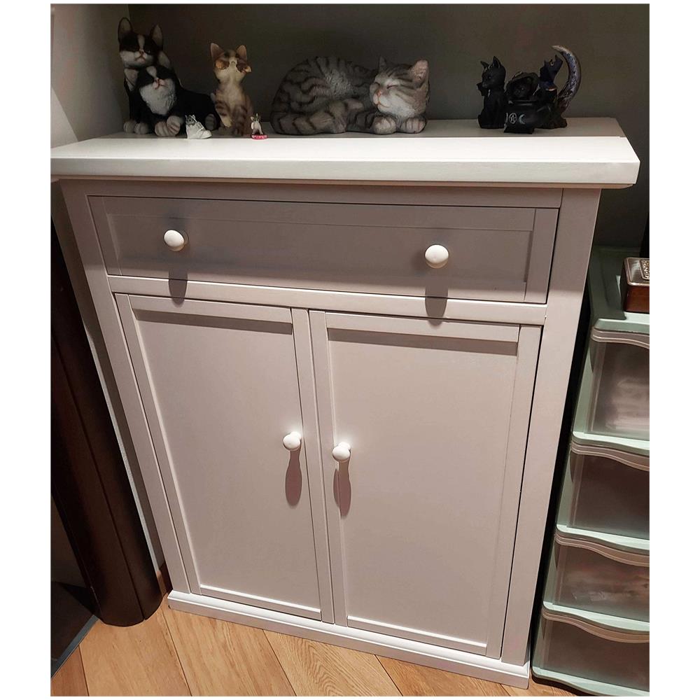 Emma - Mobile Portatelefono In Legno Massello - Foto 3