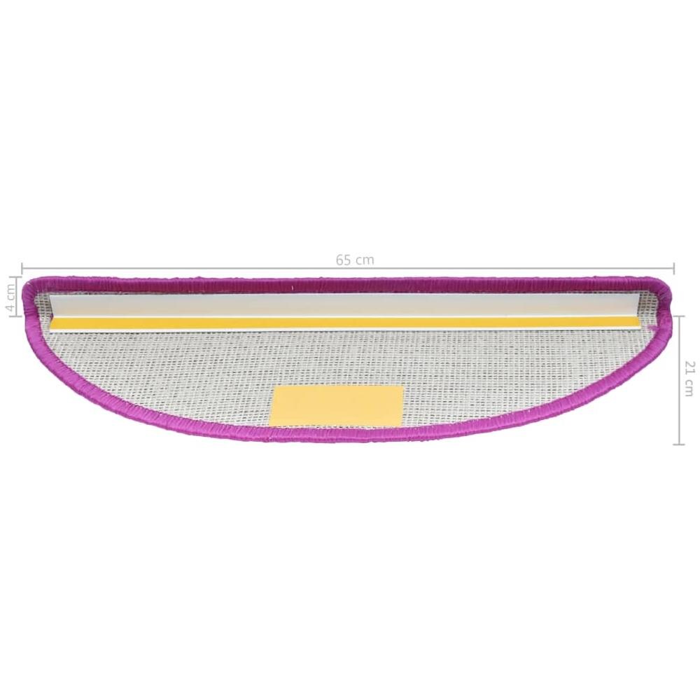 Tappetini Per Scale 15 Pz Viola 65x25 Cm - Foto 12