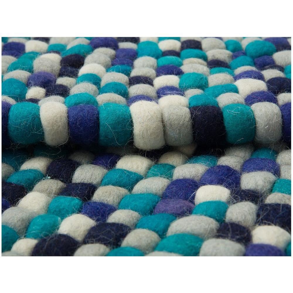 Tappeto Rettangolare Blu-bianco 160 X 230 Cm Amdo - Foto 14