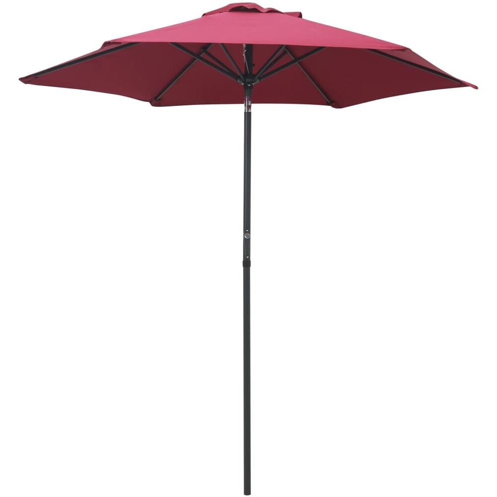 Ombrellone Rosso Borgogna 200x211 Cm In Alluminio - Foto 1