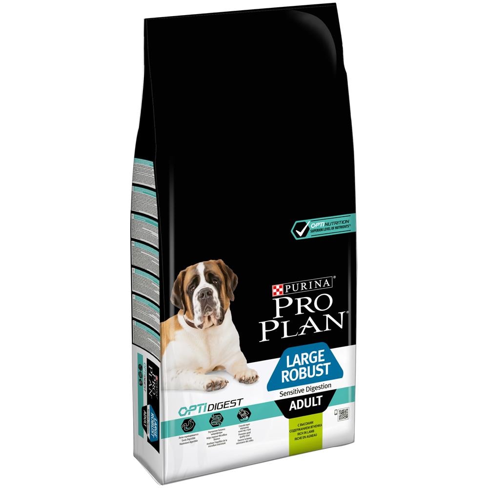 Pro Plan Adult Large Robust Sensitive Digestion 14 Kg Agnello - Foto 1