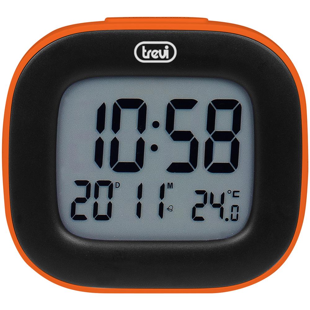 Orologio Digitale con Display LCD Termometro SLD 3875 Colore Arancione - Foto 2