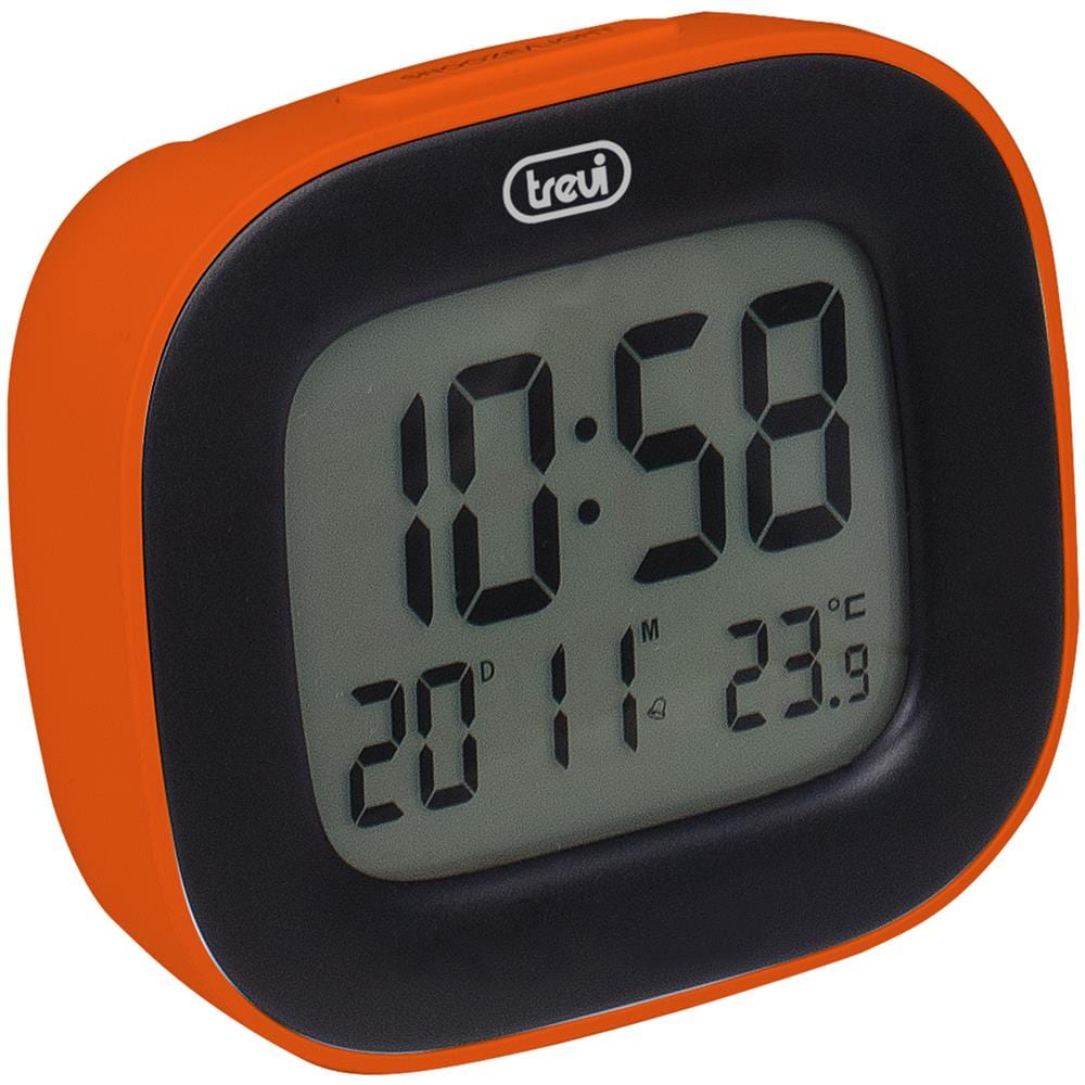 Orologio Digitale con Display LCD Termometro SLD 3875 Colore Arancione - Foto 3