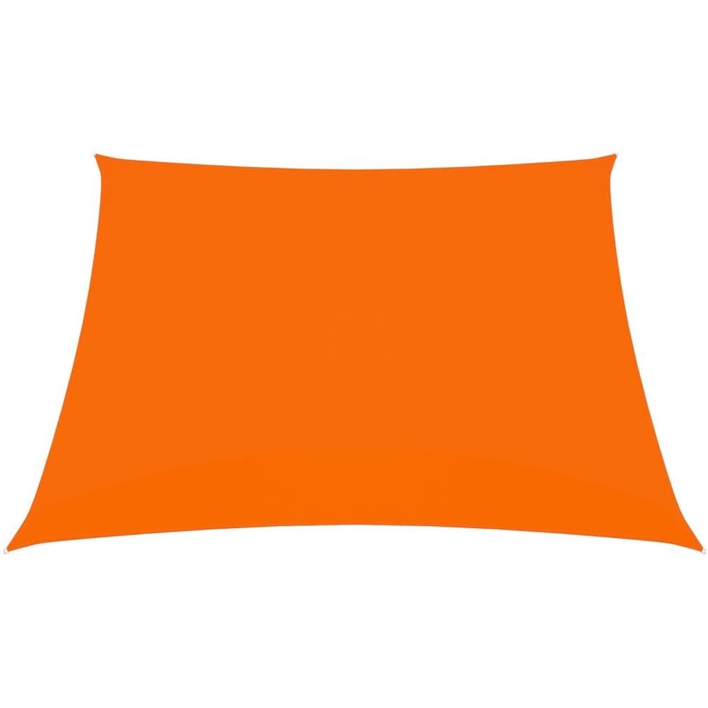Parasole a Vela in Tela Oxford Quadrata 3x3 m Arancione - Foto 2