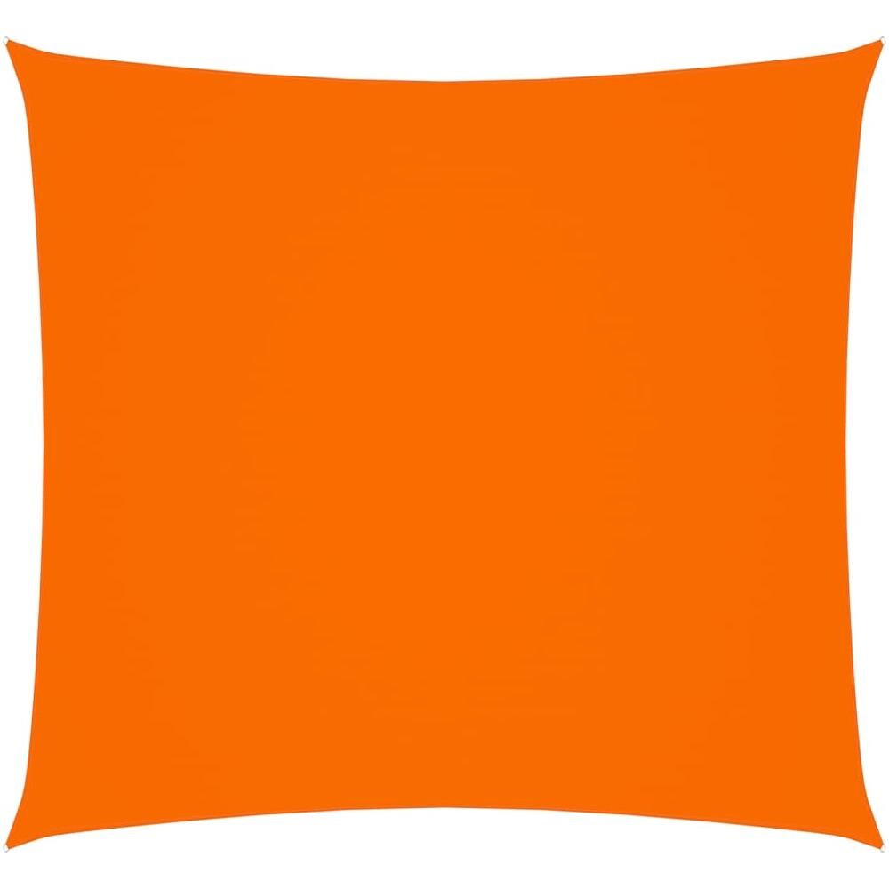 Parasole a Vela in Tela Oxford Quadrata 3x3 m Arancione - Foto 1