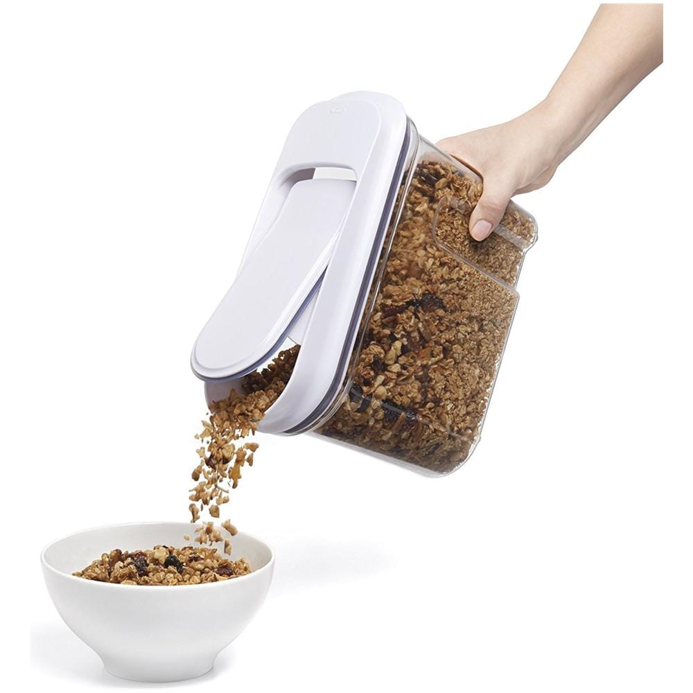 Contenitore / Dispenser Cereali POP Dim. 10x26x21cm Capacità 2,4 litri Trasparente - Foto 3