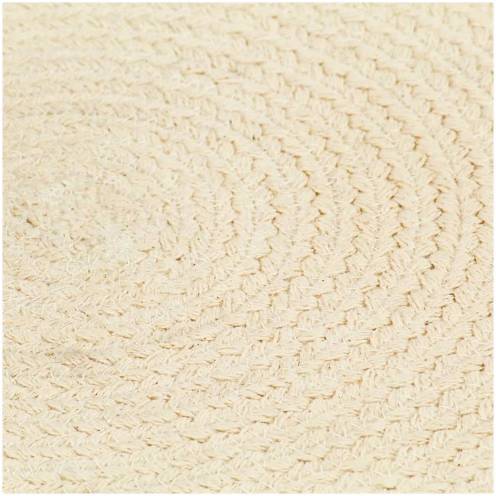 Tovagliette 4 Pz Naturale Neutro 38 Cm Rotonde In Cotone - Foto 3