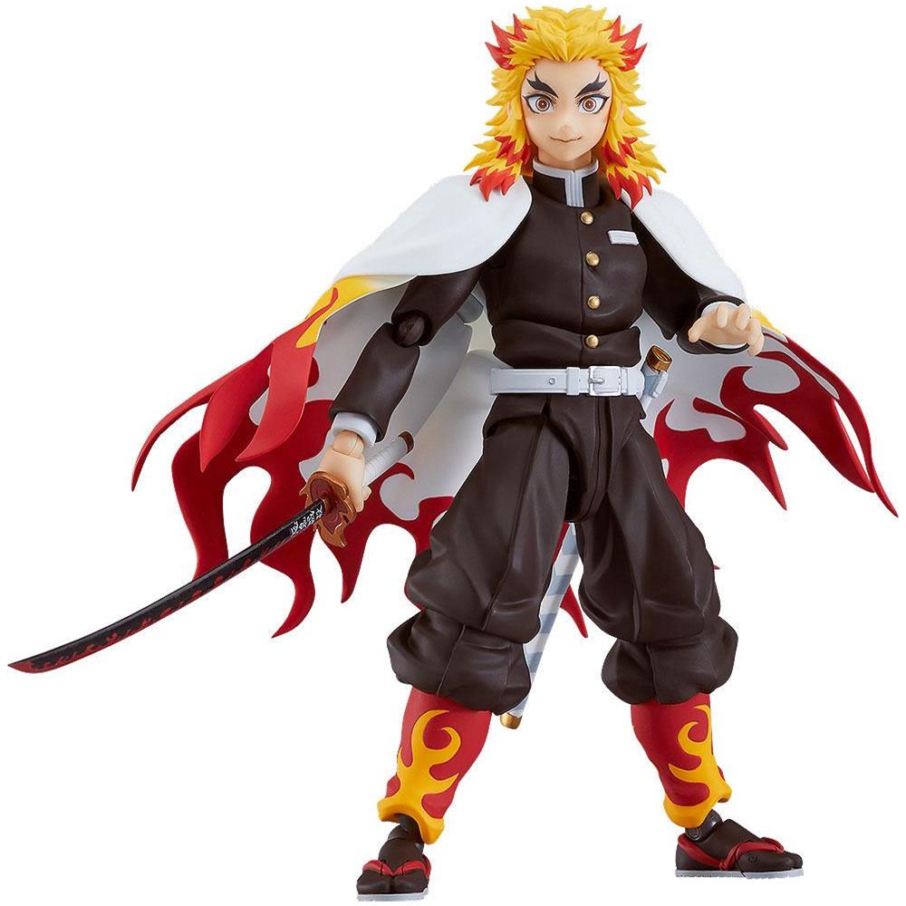 Demon Slayer: Kimetsu No Yaiba Figma Action Figure Kyojuro Rengoku 15 Cm - Foto 1