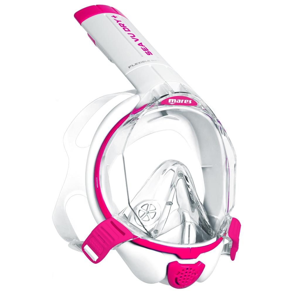 Full Face Maschera Sea Vu Dry + S / m Bianco / rosa - Foto 1