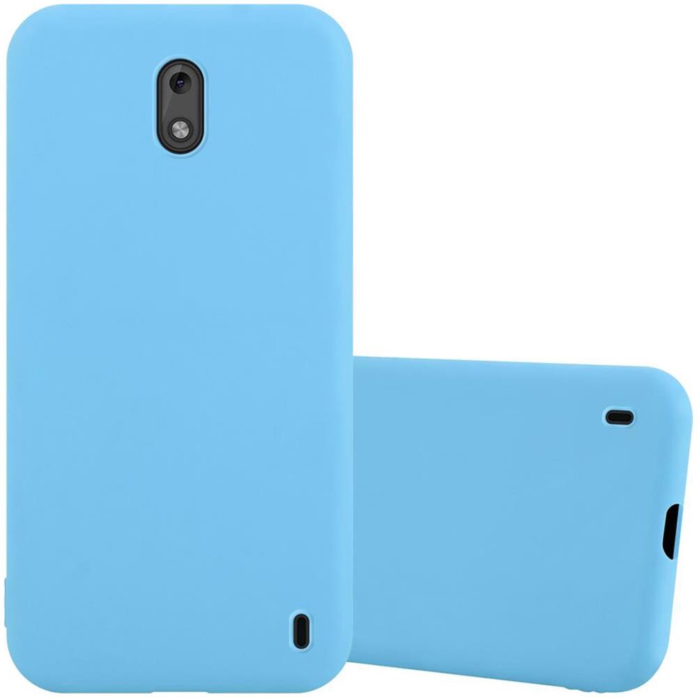 Custodia Compatibile Con Nokia 2 In Candy Blu - Coperchio Protettivo In Silicone Tpu Flessibile - Foto 1