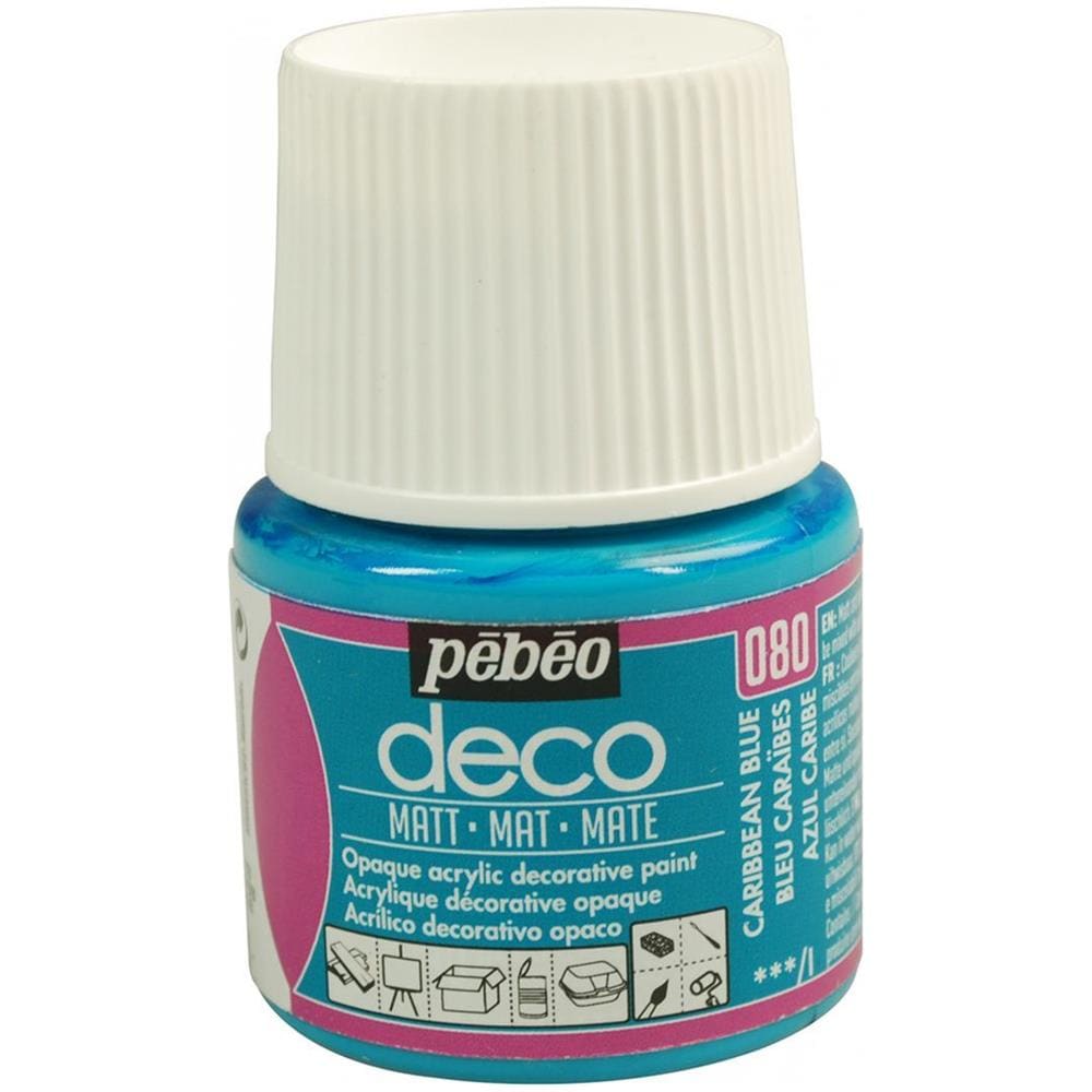 Pittura Acrilica Opaca - Caraibi Blu - 45 Ml - Foto 1
